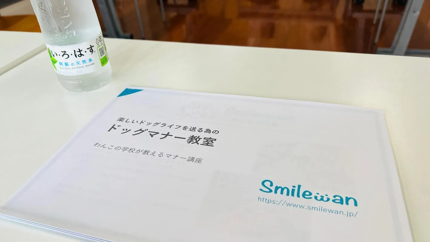 先日、ドッグマナー教室をさせていただきました🐕🐾