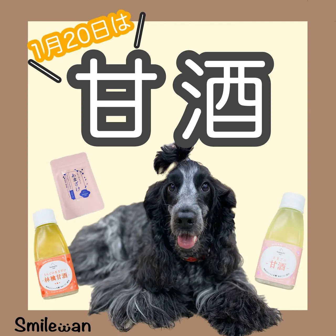 1月20日は甘酒の日🐾